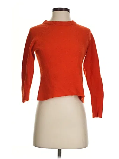Pre-owned Brodie Turtleneck Sweater In Orange