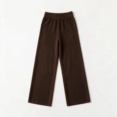 Brodie Women's Bryanna Trim Wide Leg Pant - Dark Brown