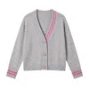 Brodie Women's Courtney Comfy Cashmere Cardigan - Grey In Grey