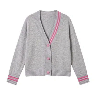 Brodie Women's Courtney Comfy Cashmere Cardigan - Grey