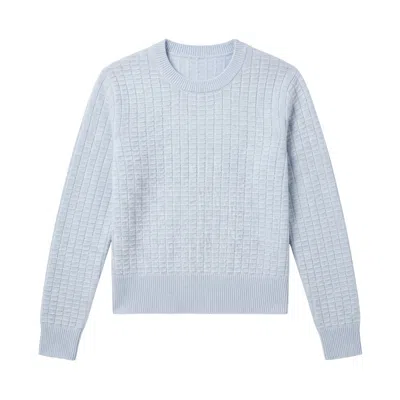 Brodie Women's Ethereal Stitch Crew - Blue Mist