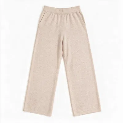 Brodie Women's Neutrals Bryanna Trim Wide Leg Pant - Wheat