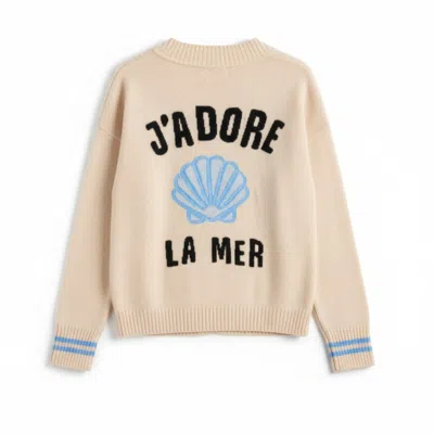Brodie Women's Neutrals J'adore La Mer Cashmere Cardigan
