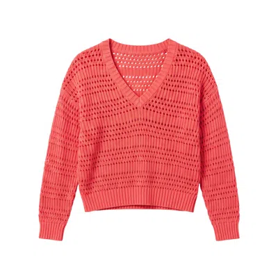 Brodie Women's Sarah Stitch Cropped V - Pink