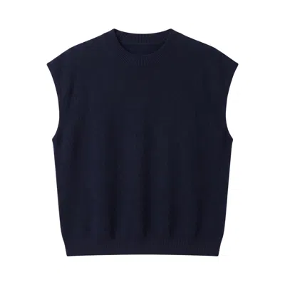 Brodie Women's Tina Cashmere Tank - Multicolour In Blue