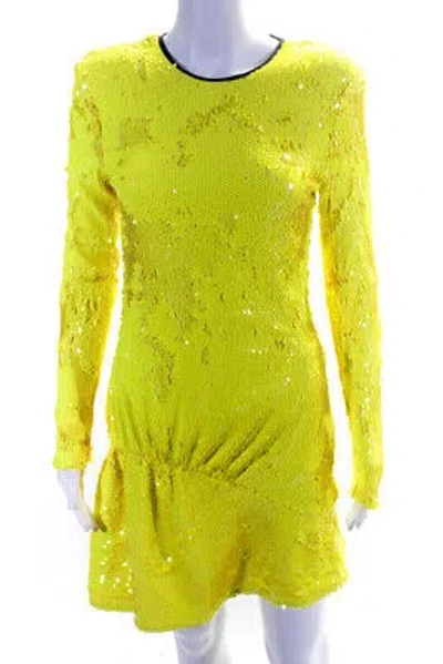 Pre-owned Brøgger Brogger Womens Diana Dress - Size Xs In Yellow