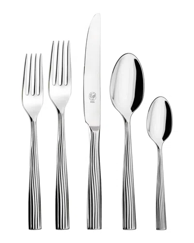 Broggi For Vista Alegre 20-piece Sedona Flatware Set In Silver