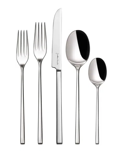 Broggi For Vista Alegre 5-piece Gualtiero Marchesi Flatware Set In Grey