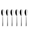 Broggi Zeta Espresso Spoons, Set Of 6 In Silver