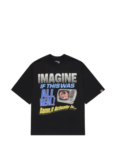 Broken Planet Bp News T-shirt In Black
