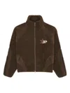 Broken Planet Half-zip Fleece Jacket In Brown
