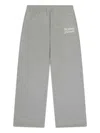 Broken Planet Logo-lettering Elastic-waist Track Pants In Gray