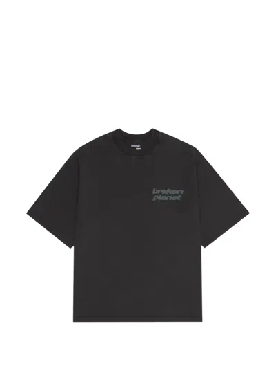 Broken Planet Logo T-shirt In Gray