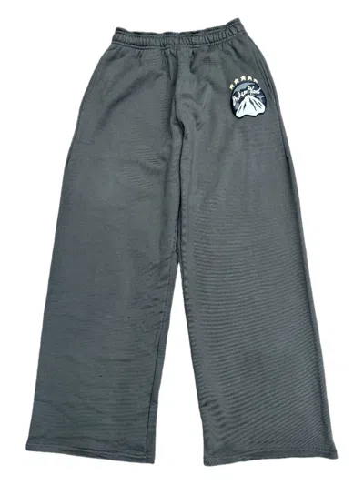Broken Planet Market Wide Leg Sweatpants In Gray