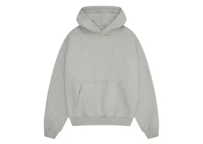 Pre-owned Broken Planet Men's  Basics Hoodie In Heather Grey
