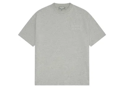 Pre-owned Broken Planet Men's  Basics T-shirt In Heather Grey