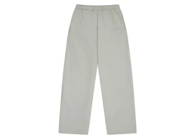 Pre-owned Broken Planet Men's  Basics Wide Leg Sweatpants In Heather Grey