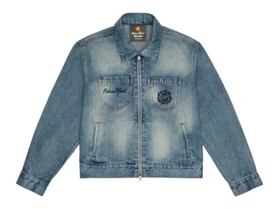 Pre-owned Broken Planet Men's  Denim Jacket In Blue