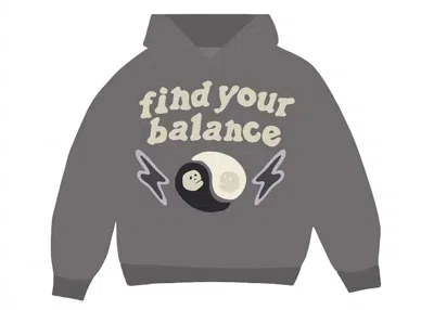Pre-owned Broken Planet Men's  Find Your Balance Hoodie In Ash Grey In Gray
