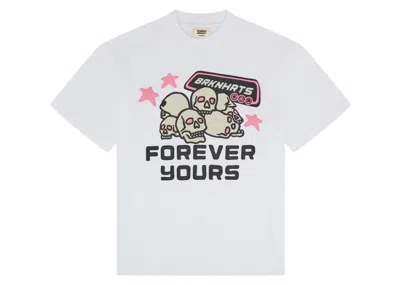 Pre-owned Broken Planet Men's  Forever Yours T-shirt In Snow White