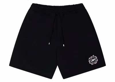 Pre-owned Broken Planet Men's  Market Performance Sweat Shorts In Midnight Black