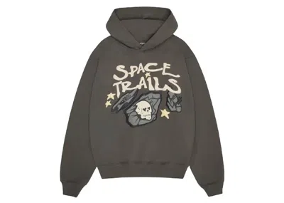 Pre-owned Broken Planet Men's  Market Space Trails Hoodie In Beluga Grey