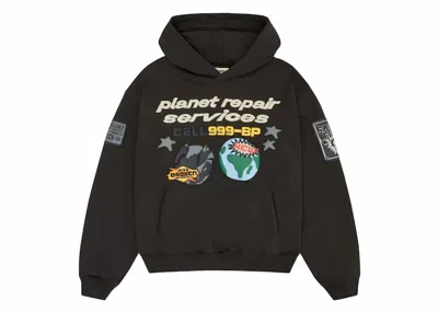 Pre-owned Broken Planet Men's  Repair Services Hoodie In Soot Black