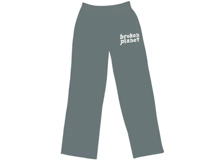 Pre-owned Broken Planet Men's  Straight Leg Sweatpants In Moonstone
