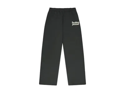 Pre-owned Broken Planet Men's  Straightleg Sweatpants (ss25) In Soot Black