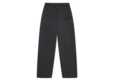 Pre-owned Broken Planet Men's  Wideleg Sweatpants (ss24) In Soot Black