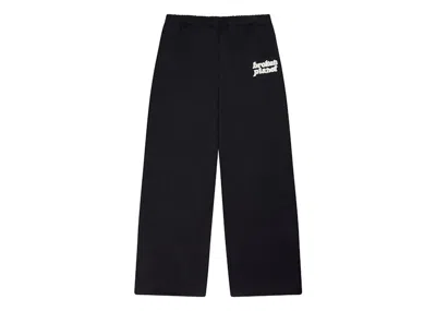 Pre-owned Broken Planet Straight Leg Sweatpants In Midnight Black
