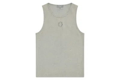 Pre-owned Broken Planet Washed Ribbed Tank Top Heather Grey