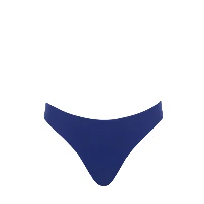 Bromelia Swimwear Bonito Ruched Bottoms In Blue