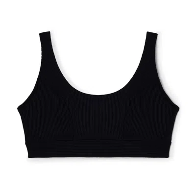 Bromelia Swimwear Itacaré Ribbed Underwire Top In Midnight