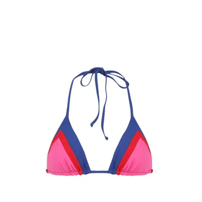Bromelia Swimwear Maragogi Reversible Triangle Top In Pink