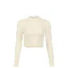 Bromelia Swimwear Marau Rashguard Top In White