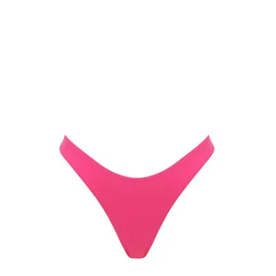 Bromelia Swimwear Valentina High Leg Bottoms In Pink