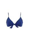 Bromelia Swimwear Vivianne Reversible Top In Blue