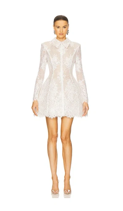 Bronx And Banco Adelaide Mini Dress In 白色