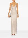 Bronx And Banco Allegra Sequin-embellished Maxi Dress In Multi