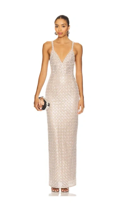 Bronx And Banco Allegra Sequin-embellished Maxi Dress In Multi