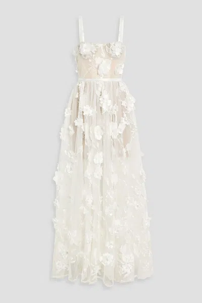 Bronx And Banco Anastasia Maxi Dress In Neutral