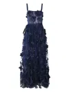 Bronx And Banco Anastasia Maxi Dress In Blue