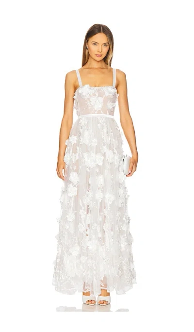 Bronx And Banco Anastasia Maxi Dress In White