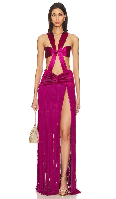 Bronx And Banco Bali Gown In Pink