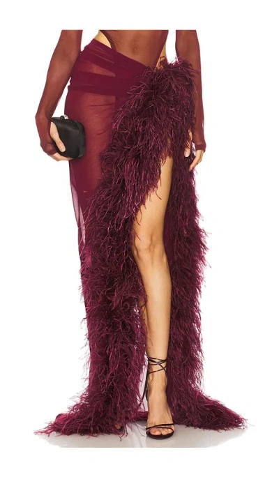 Bronx And Banco Bella Skirt In Burgundy