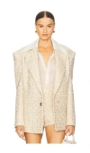Bronx And Banco Blake Sequin Blazer In Multi