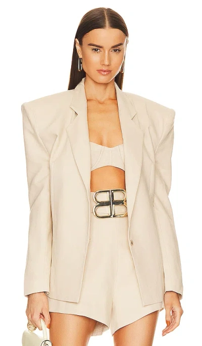 Bronx And Banco Capri Blazer In Beige