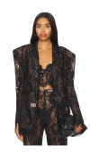 Bronx And Banco Capri Lace Blazer In 블랙
