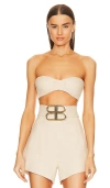 Bronx And Banco Cateye Bralette In Beige